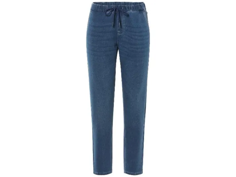 Damen Denim-Joggers, Relaxed Fit, normale Leibhöhe
