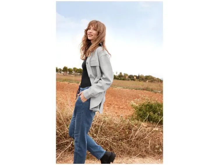 Damen Denim-Joggers, Relaxed Fit, normale Leibhöhe