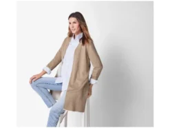Damen Feinstrick-Cardigan, leger geschnitten