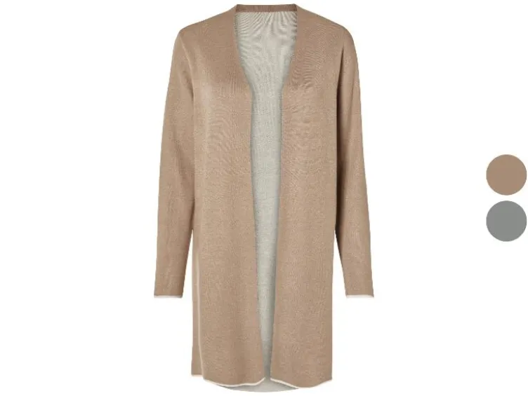 Damen Feinstrick-Cardigan, leger geschnitten