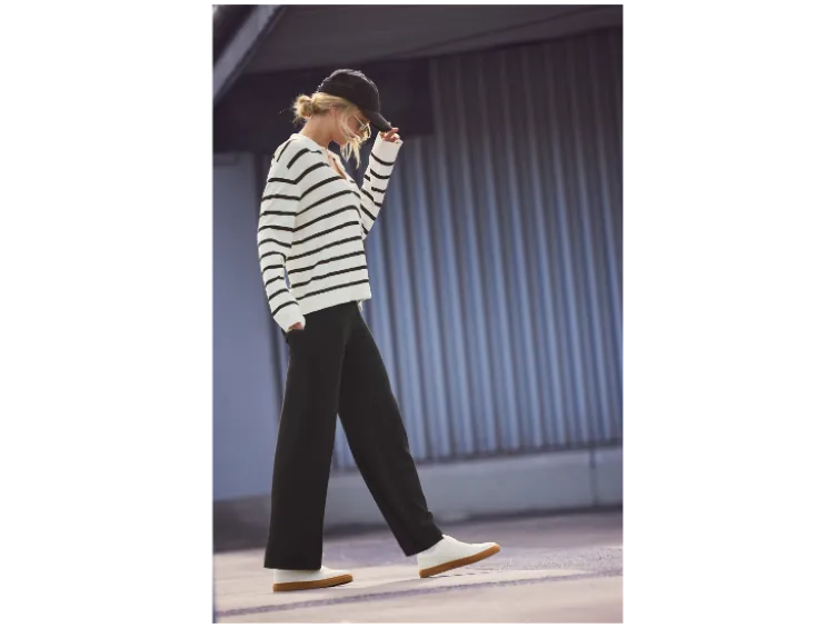 Damen Feinstrick Hose, besonders weich und anschmiegsam