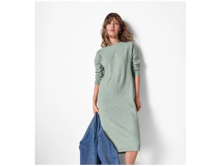 Damen Feinstrickkleid