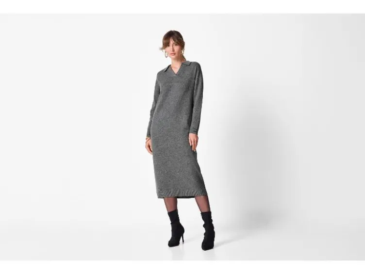 Damen Feinstrickkleid