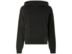 Damen Feinstrickpullover/ Feinstrick-Hoodie, leger geschnitten