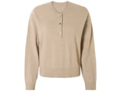 Damen Feinstrickpullover/ Feinstrick-Hoodie, leger geschnitten