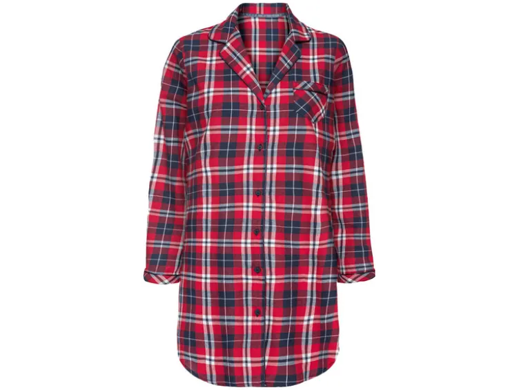 Damen Flanell Bigshirt