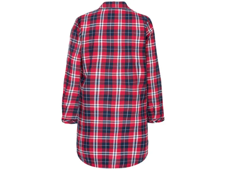 Damen Flanell Bigshirt