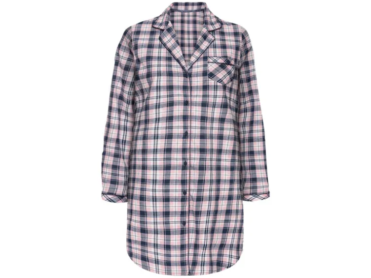 Damen Flanell Bigshirt