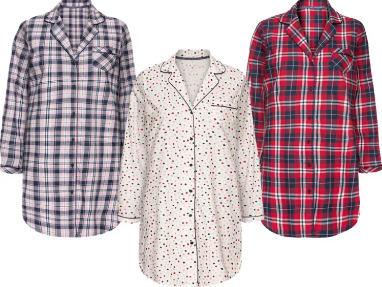 Damen Flanell Bigshirt