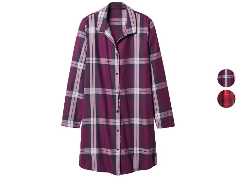 Damen Flanell Bigshirt