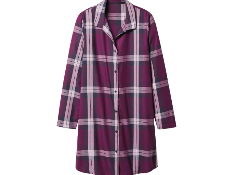 Damen Flanell Bigshirt