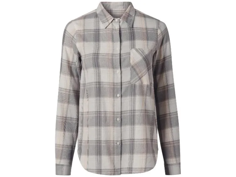 Damen Flanellbluse