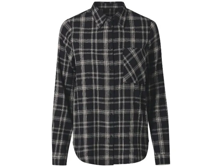 Damen Flanellbluse