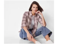 Damen Flanellbluse