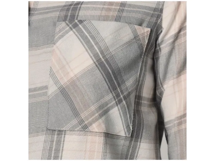 Damen Flanellbluse