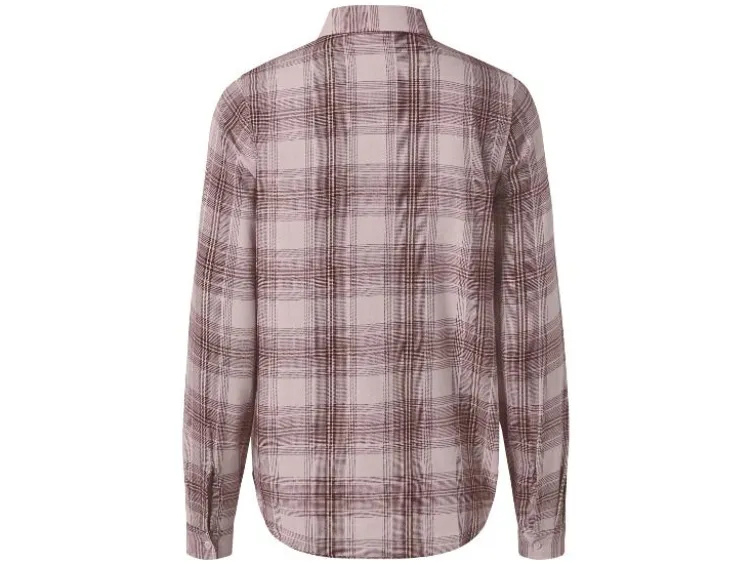 Damen Flanellbluse
