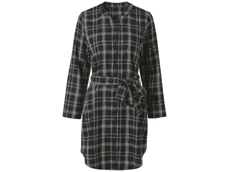 Damen Flanellkleid