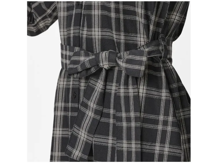Damen Flanellkleid