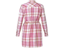 Damen Flanell-Longbluse aus reiner Baumwolle
