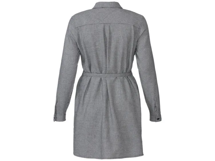 Damen Flanell-Longbluse aus reiner Baumwolle