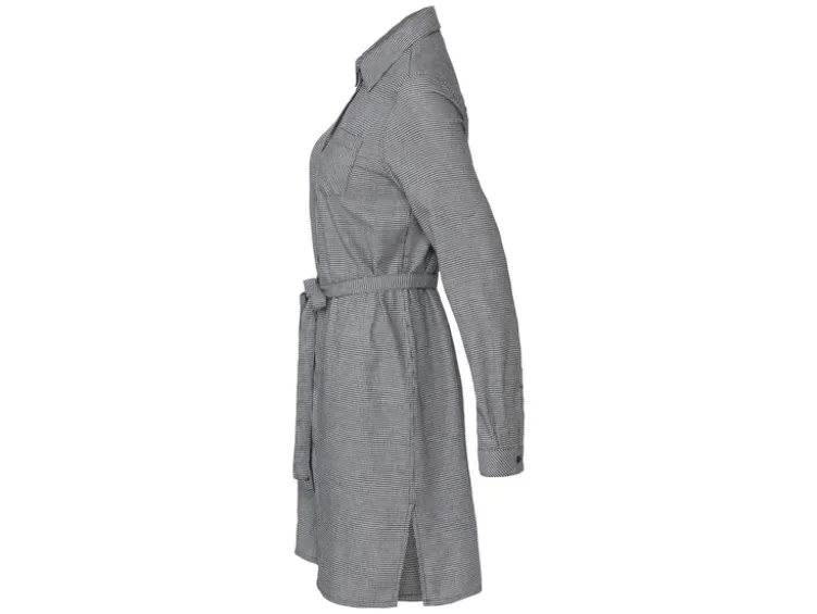 Damen Flanell-Longbluse aus reiner Baumwolle