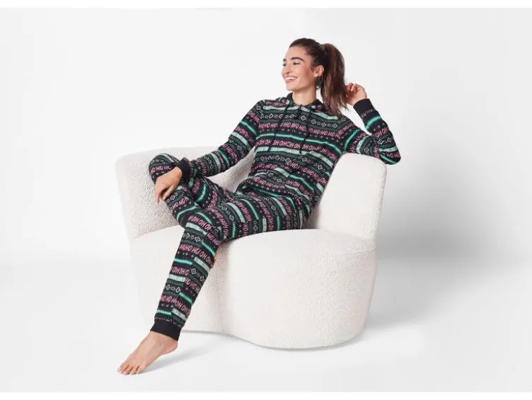 Damen Fleece-Jumpsuit