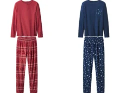 Damen Fleece-Pyjama