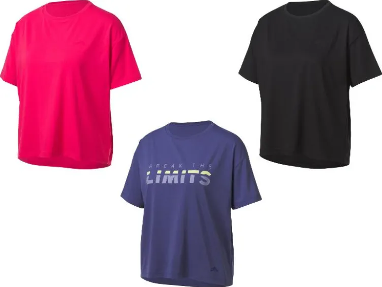 Damen Funktionsshirt, mit recyceltem Material