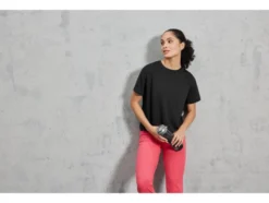 Damen Funktionsshirt, mit recyceltem Material
