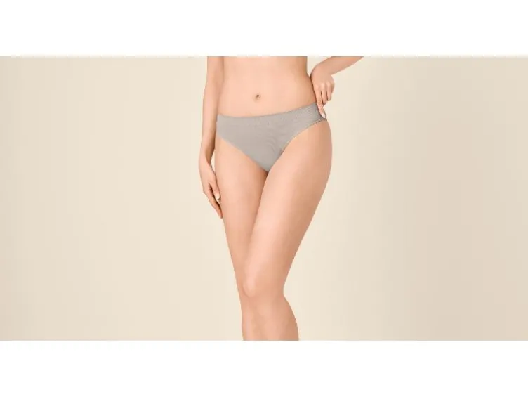 Damen Gerippte Minislips, 2 Stück