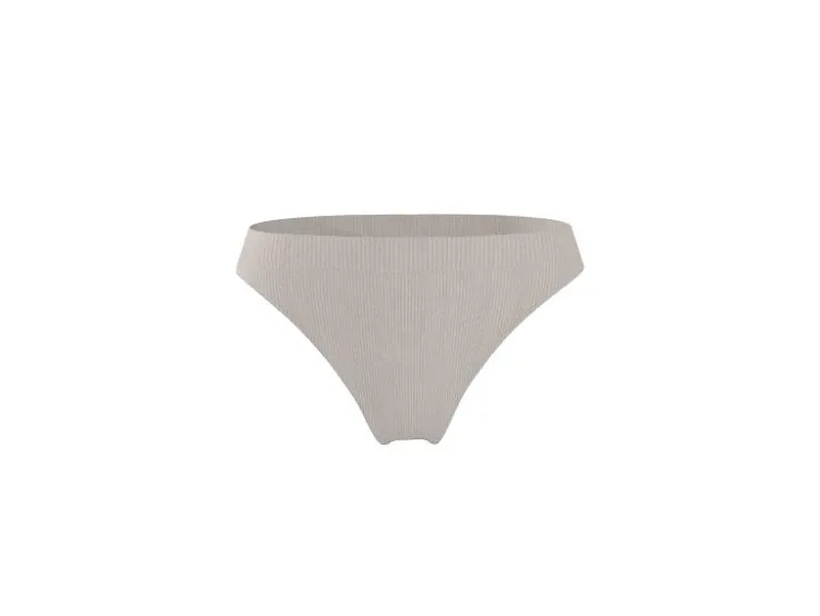 Damen Gerippte Minislips, 2 Stück