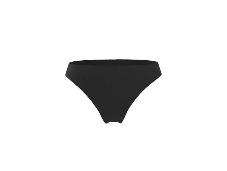 Damen Gerippte Minislips, 2 Stück