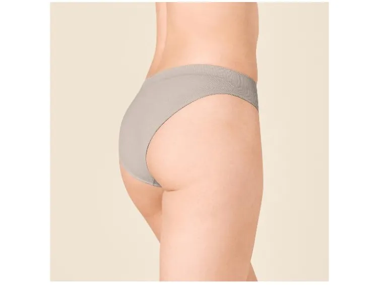 Damen Gerippte Minislips, 2 Stück