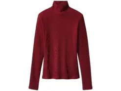 Damen Gerippte Rollkragenshirts, 2 Stück