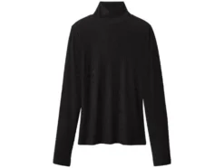Damen Gerippte Rollkragenshirts, 2 Stück