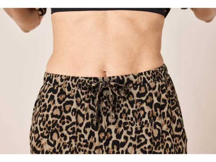 Damen Gerippter Premium Pyjama