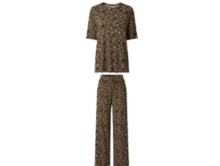 Damen Gerippter Premium Pyjama