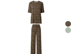 Damen Gerippter Premium Pyjama