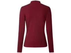 Damen Gerippter Strickpullover