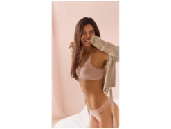 Damen geripptes Bustier