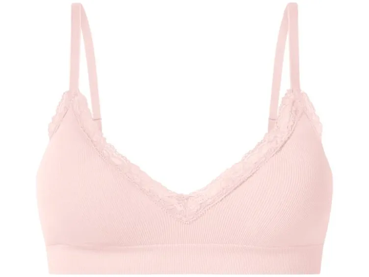 Damen geripptes Bustier