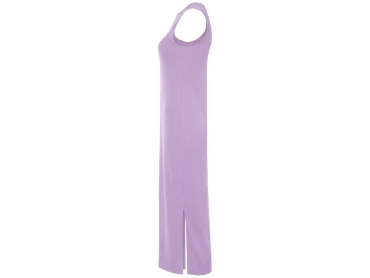 Damen Geripptes Kleid, figurbetont geschnitten