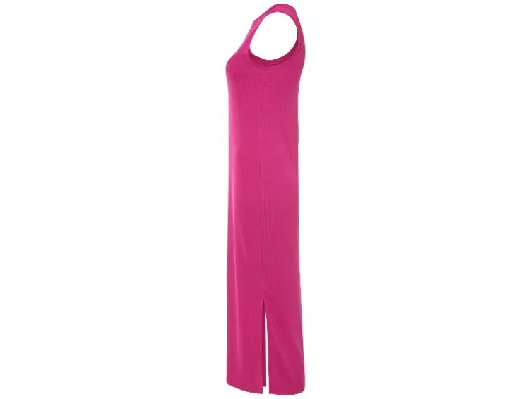 Damen Geripptes Kleid, figurbetont geschnitten