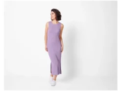 Damen Geripptes Kleid, figurbetont geschnitten
