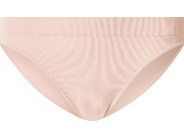 Damen Gerippte Slips, 3 Stück