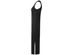 Damen geripptes Midi-Kleid
