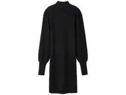 Damen Geripptes Strickkleid