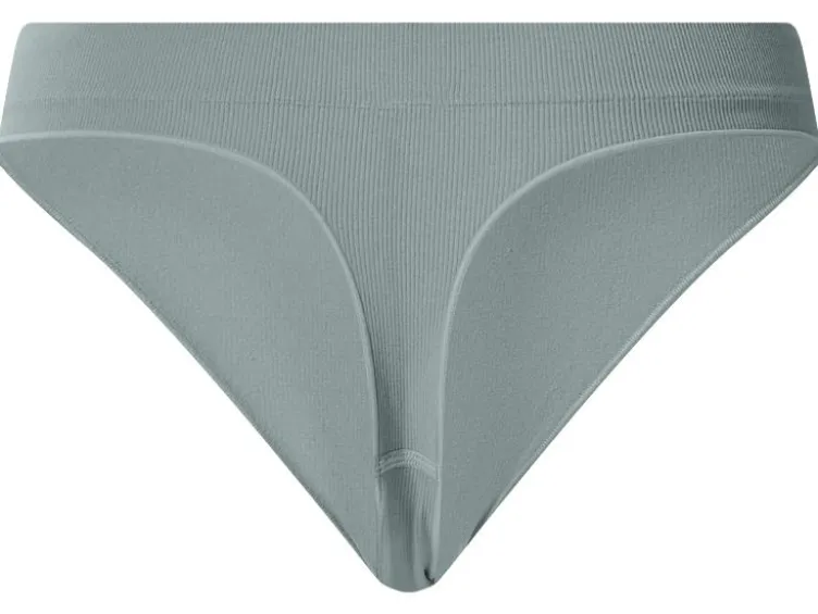 Damen Gerippte Strings, 3 Stück