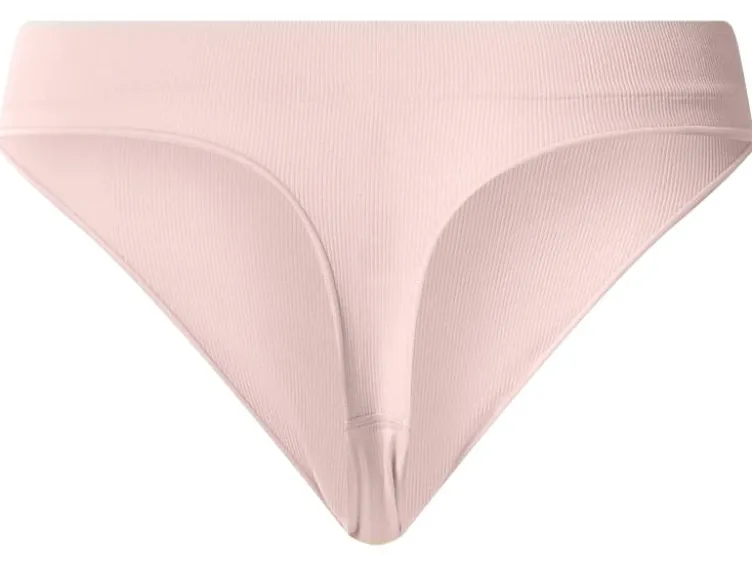 Damen Gerippte Strings, 3 Stück