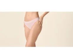 Damen Gerippte Strings, 3 Stück